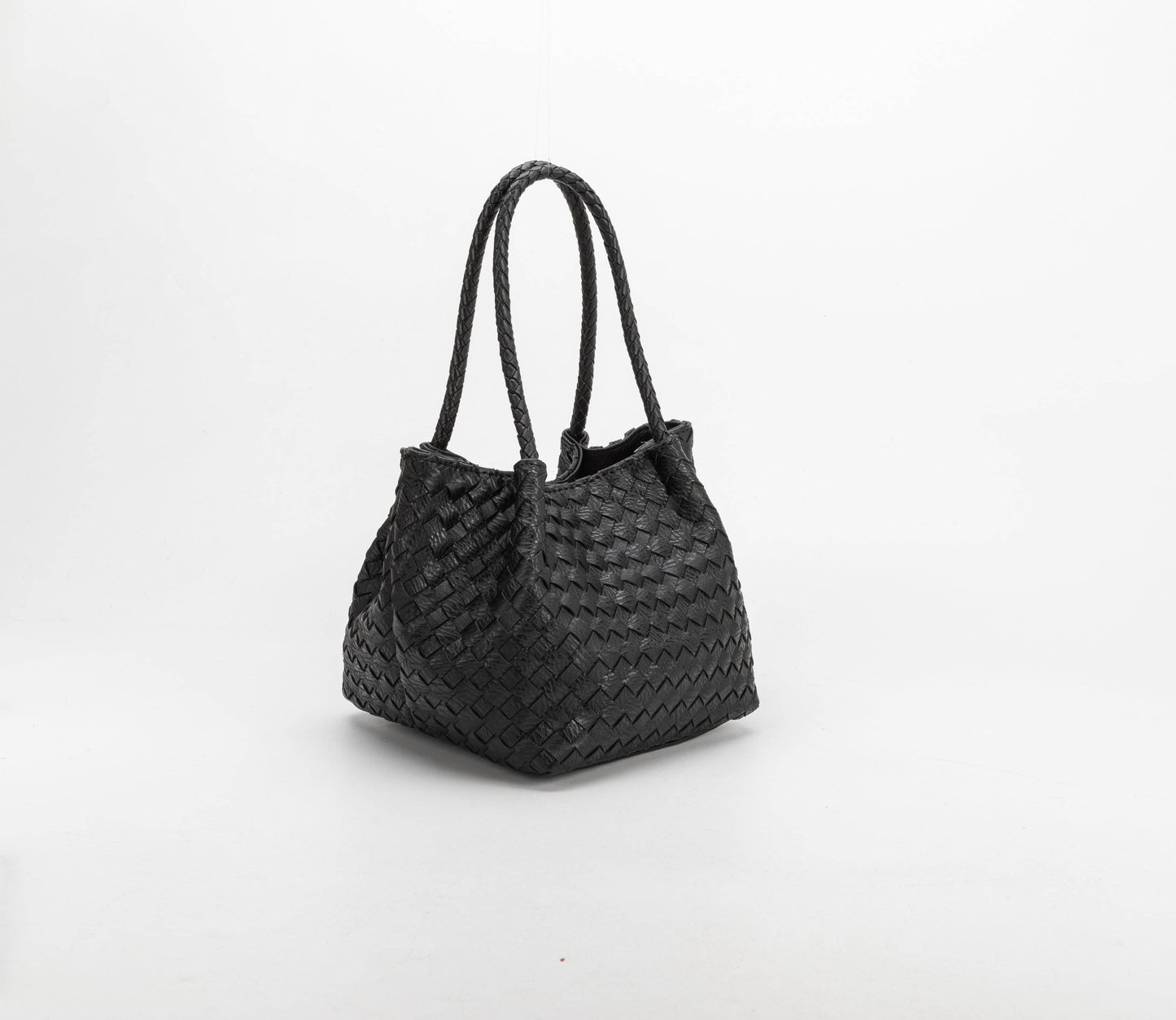 Anahi Black Recycled Vegan Handle Bag Pre-Order 10/30