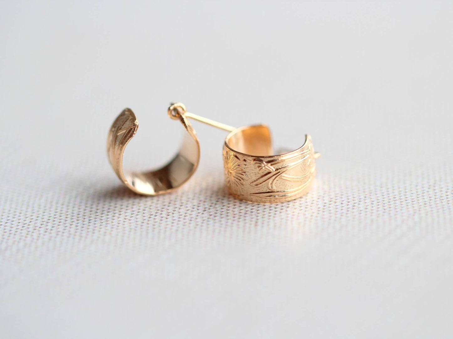 Poppy Hoops: 14k Gold Fill