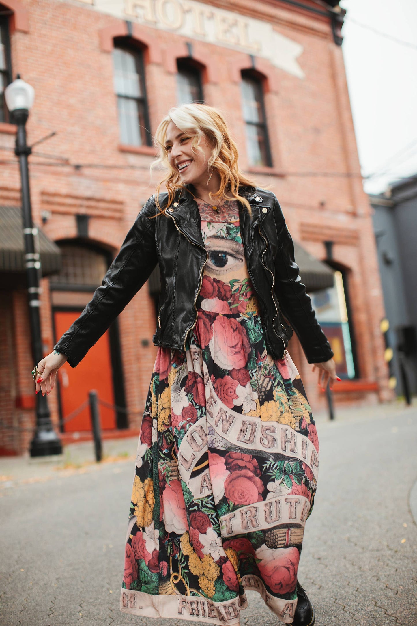 Friendship Love & Truth Bohéme Bamboo Slip Dress: L/XL (fits approx. size 12-16)