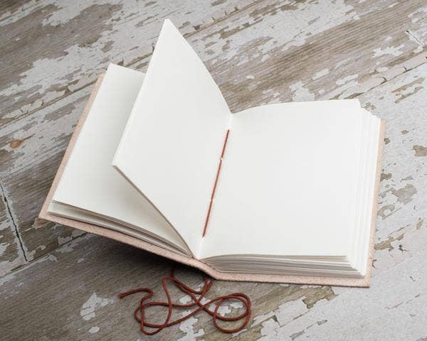 Another Adventure Quote Leather Journal - 5x7 Brown: String Tie