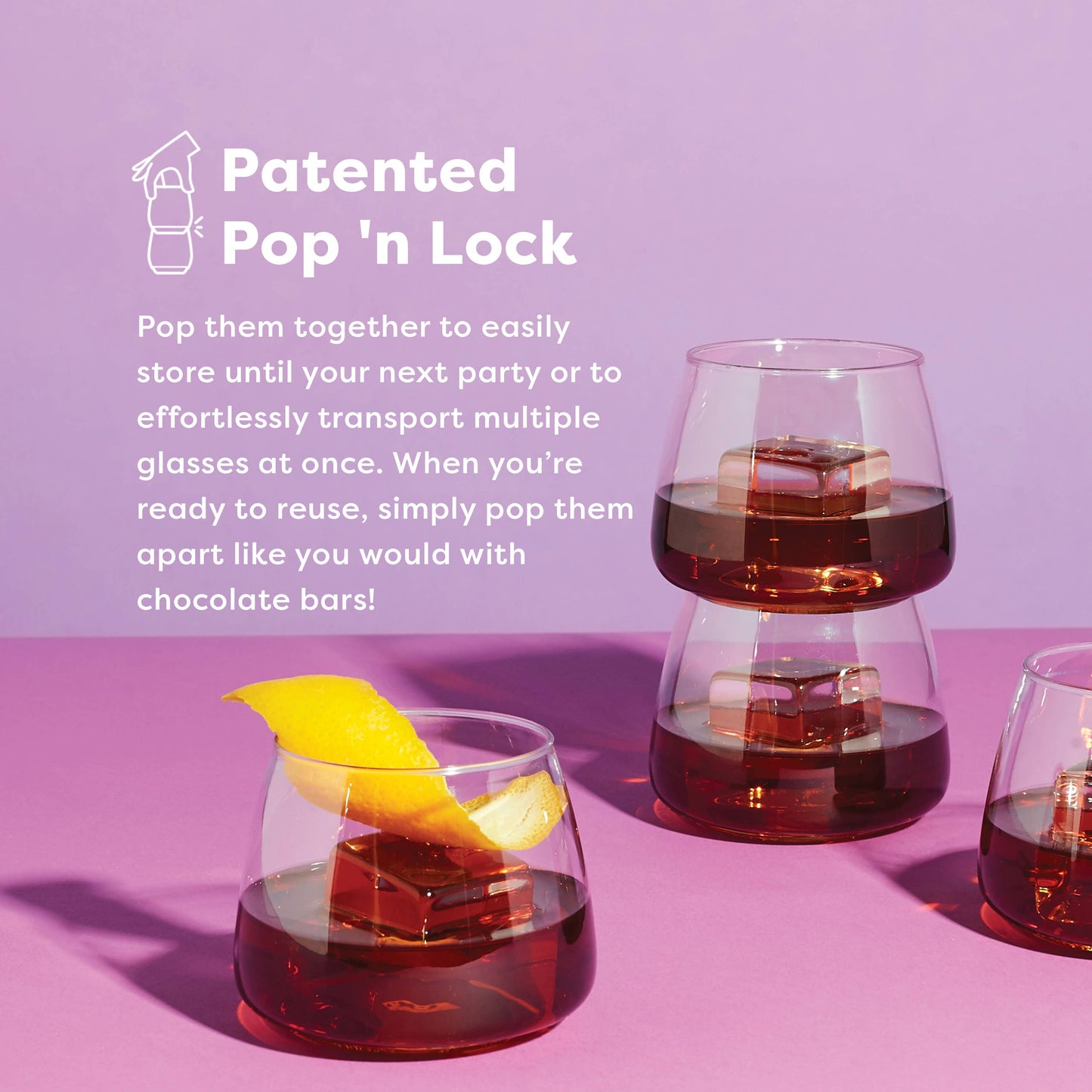 TOSSWARE POP 18oz Vino XL Set of 12, Premium Quality Plastic