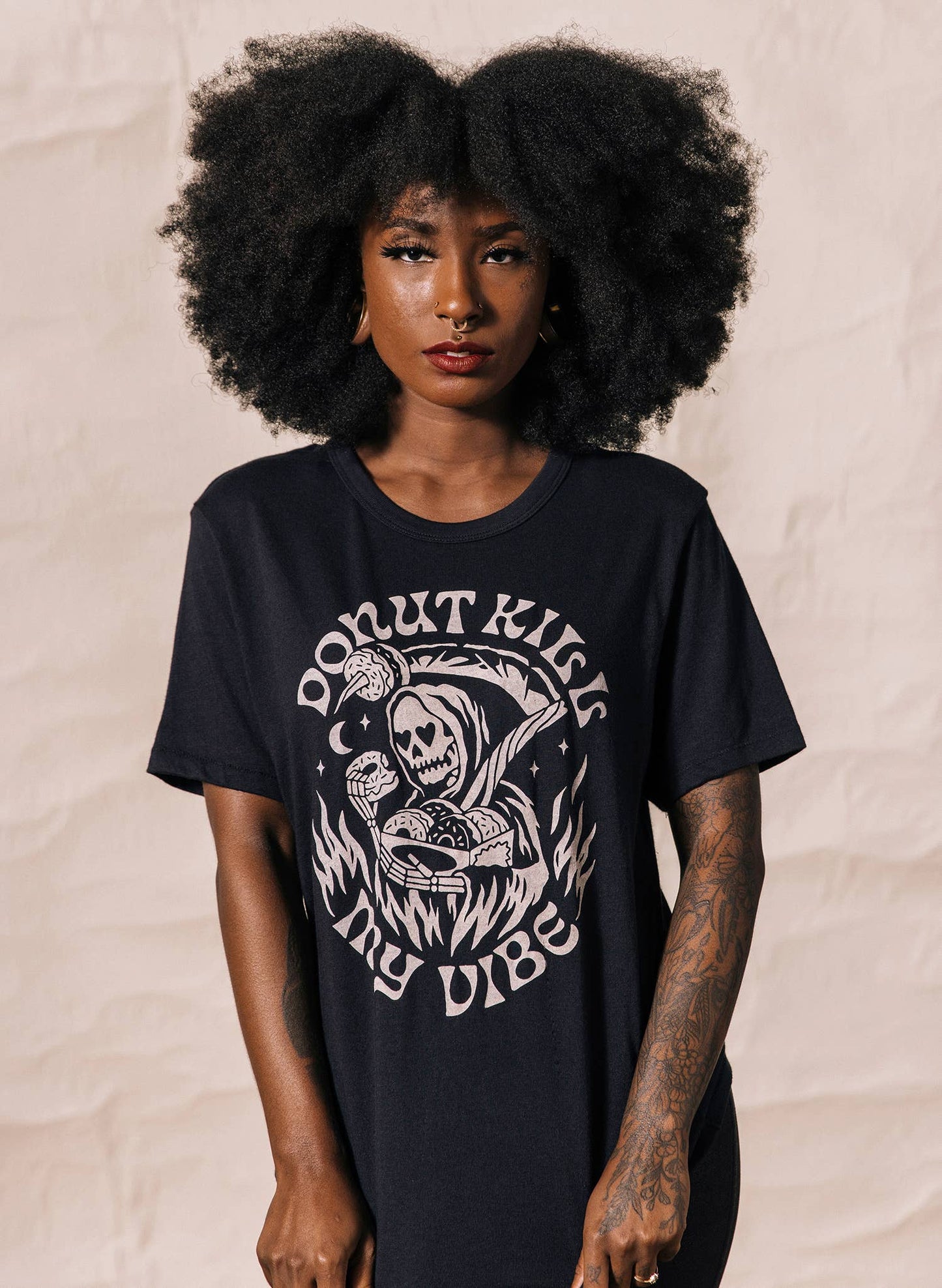 Donut Kill My Vibe T-Shirt: L