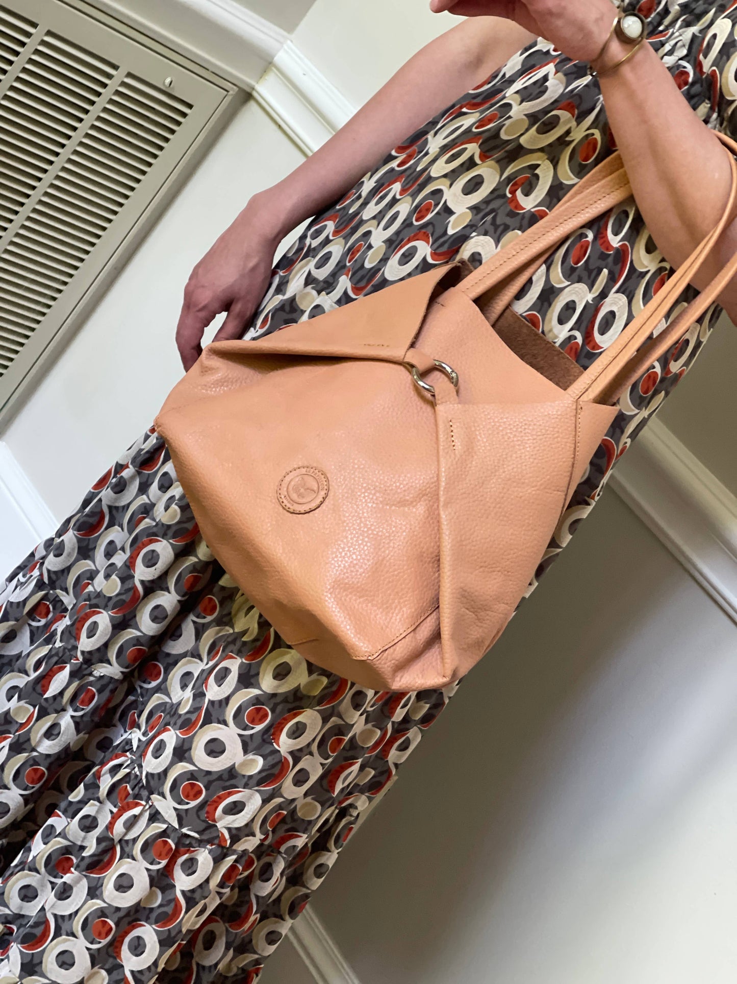 Modena Natural Leather Tote