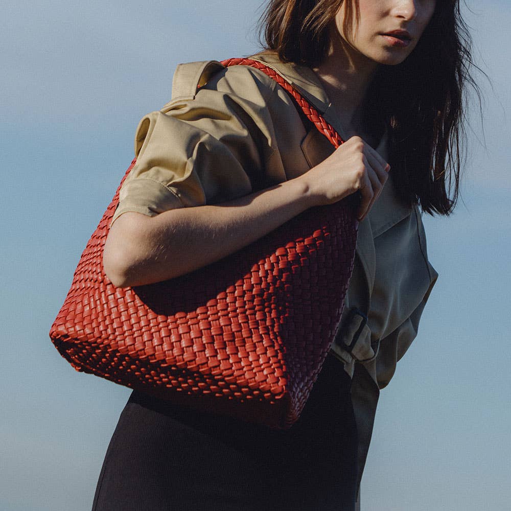 Johanna Yellow Recycled Vegan Shoulder Bag