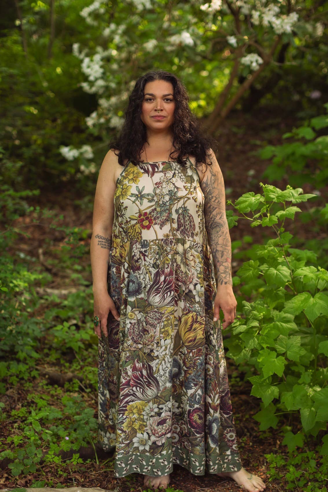 Love Grows Wild Bohéme Slip Dress With Bees: L/XL (fits approx. size 12-16)