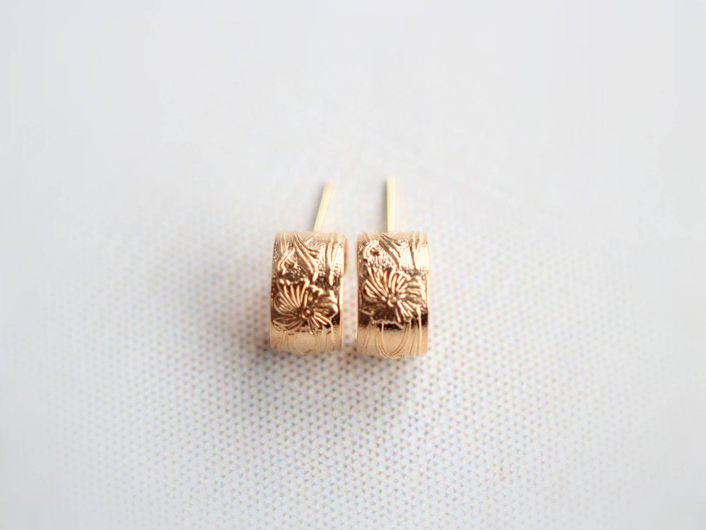 Poppy Hoops: 14k Gold Fill