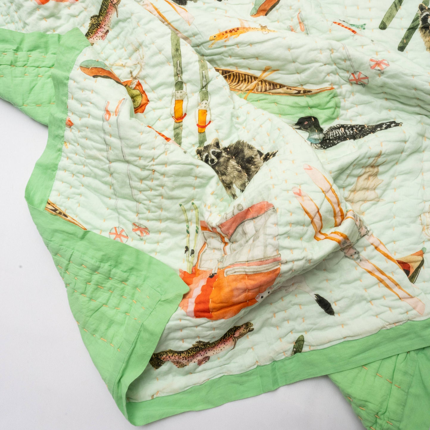 Quilted Throw- Upstate Camp