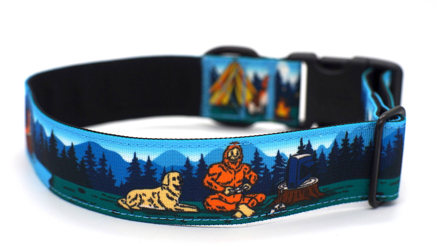 Bigfoot and Friends Dog Collar : Medium