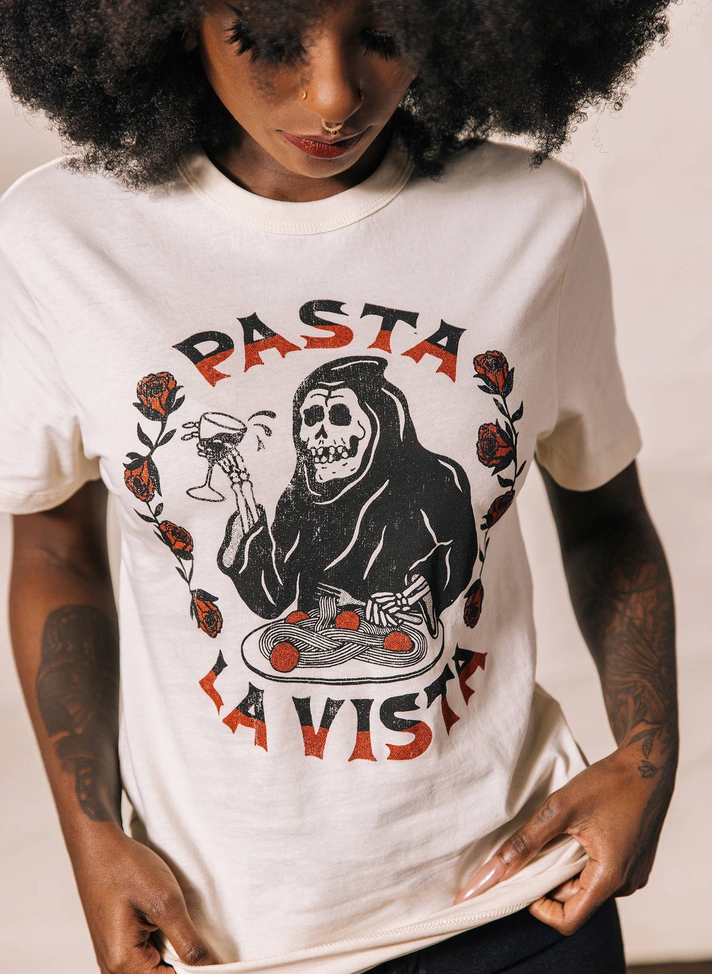 Pasta La Vista Tee: Large