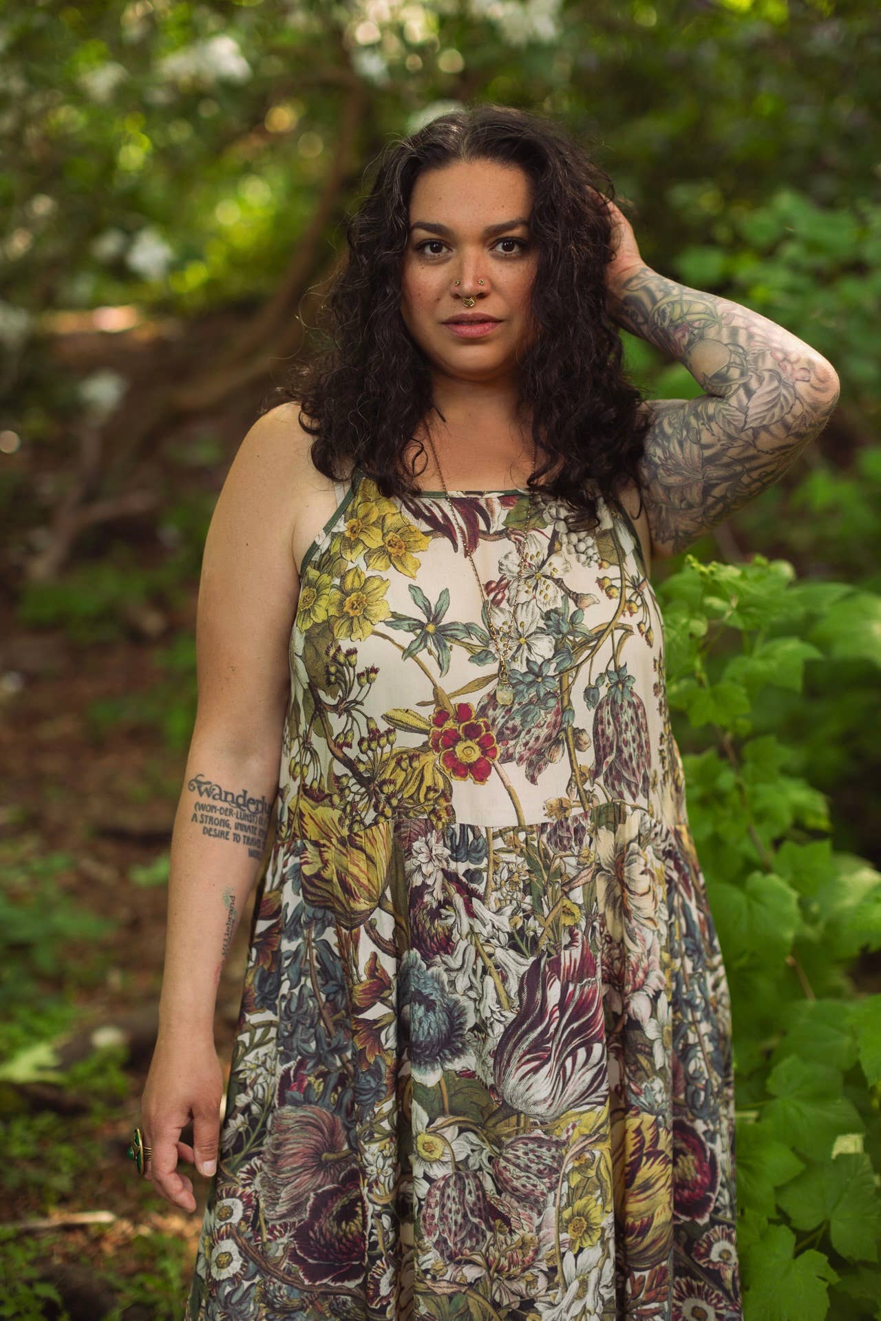 Love Grows Wild Bohéme Slip Dress With Bees: S/M (fits approx. size 6-10)