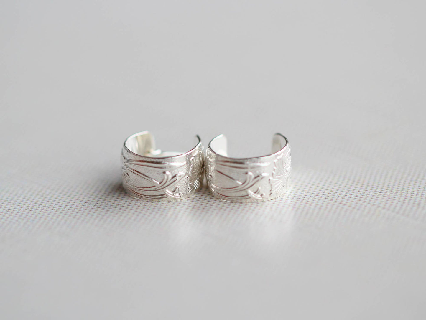 Poppy Hoops: Sterling Silver