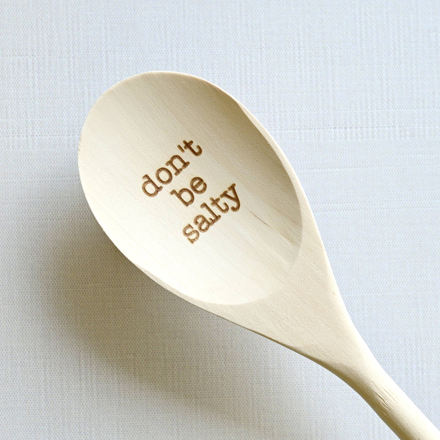 Don't Be Salty Engraved Spoons