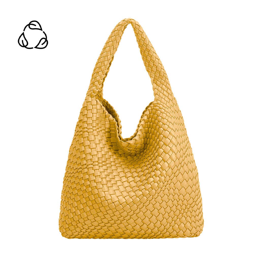 Johanna Yellow Recycled Vegan Shoulder Bag