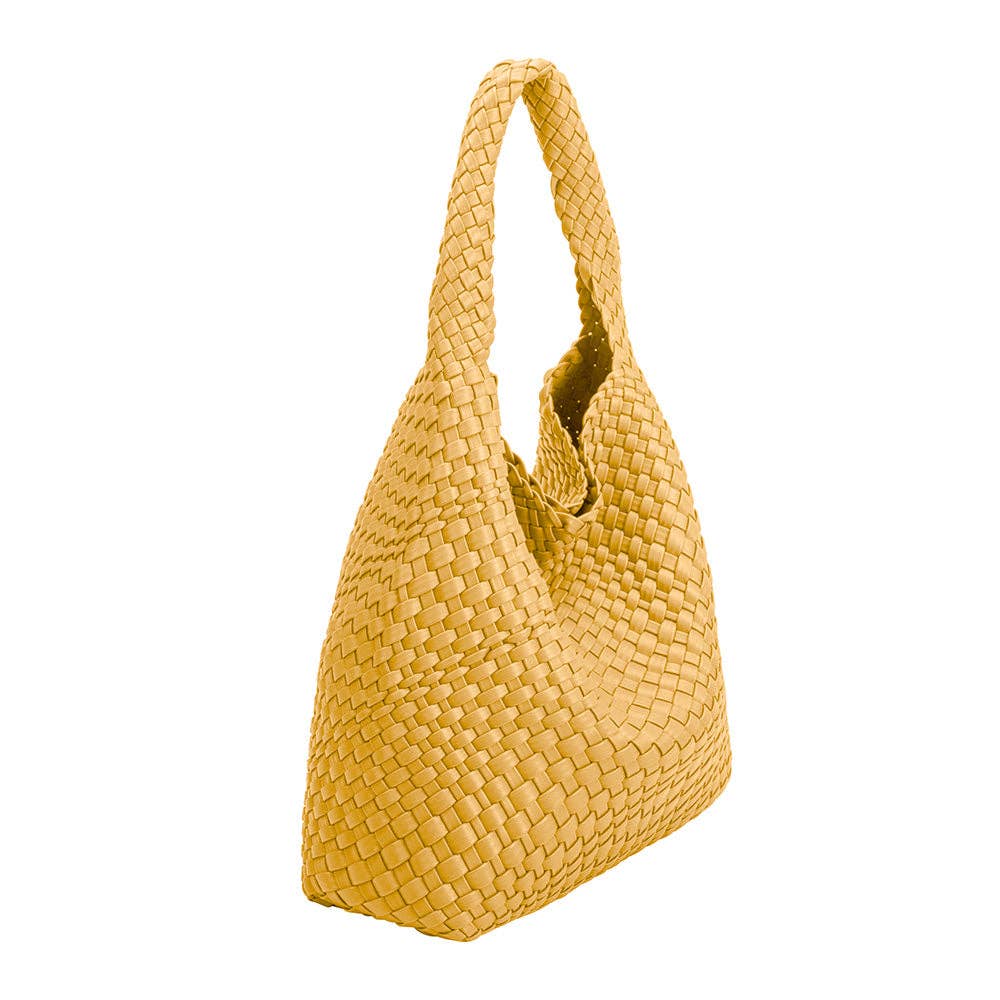 Johanna Yellow Recycled Vegan Shoulder Bag