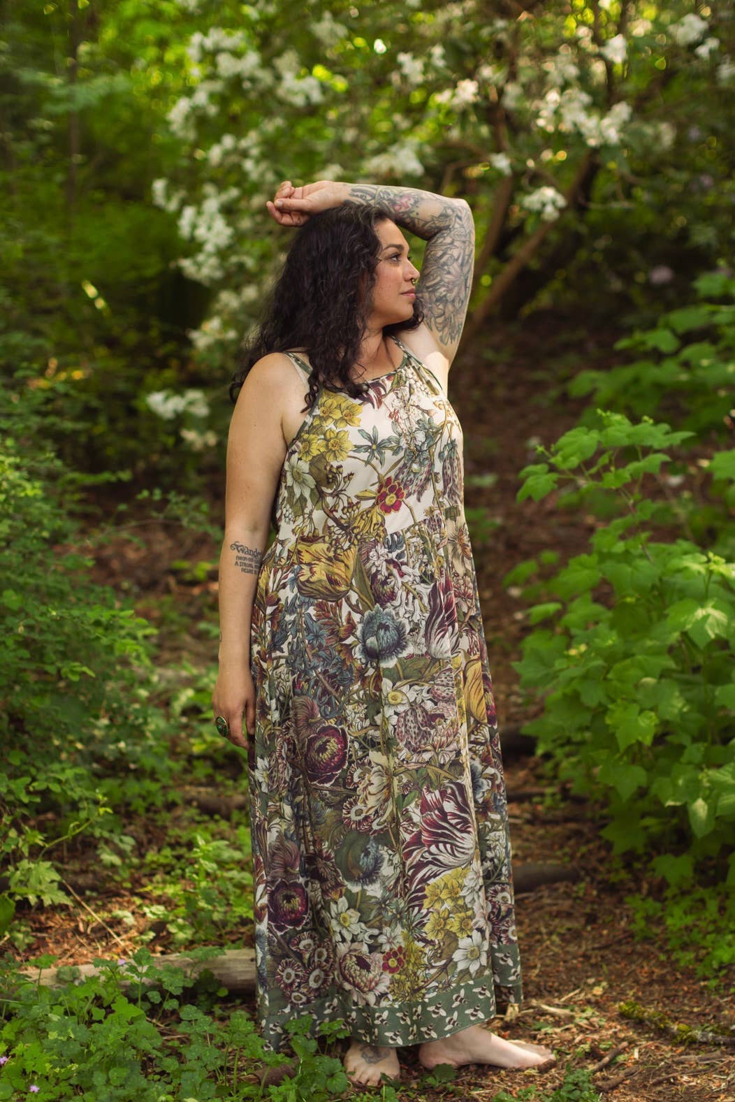 Love Grows Wild Bohéme Slip Dress With Bees: L/XL (fits approx. size 12-16)