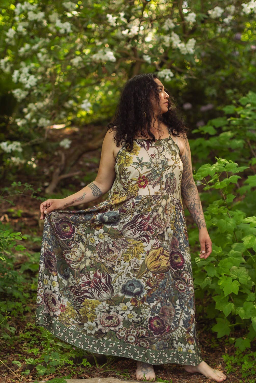 Love Grows Wild Bohéme Slip Dress With Bees: L/XL (fits approx. size 12-16)
