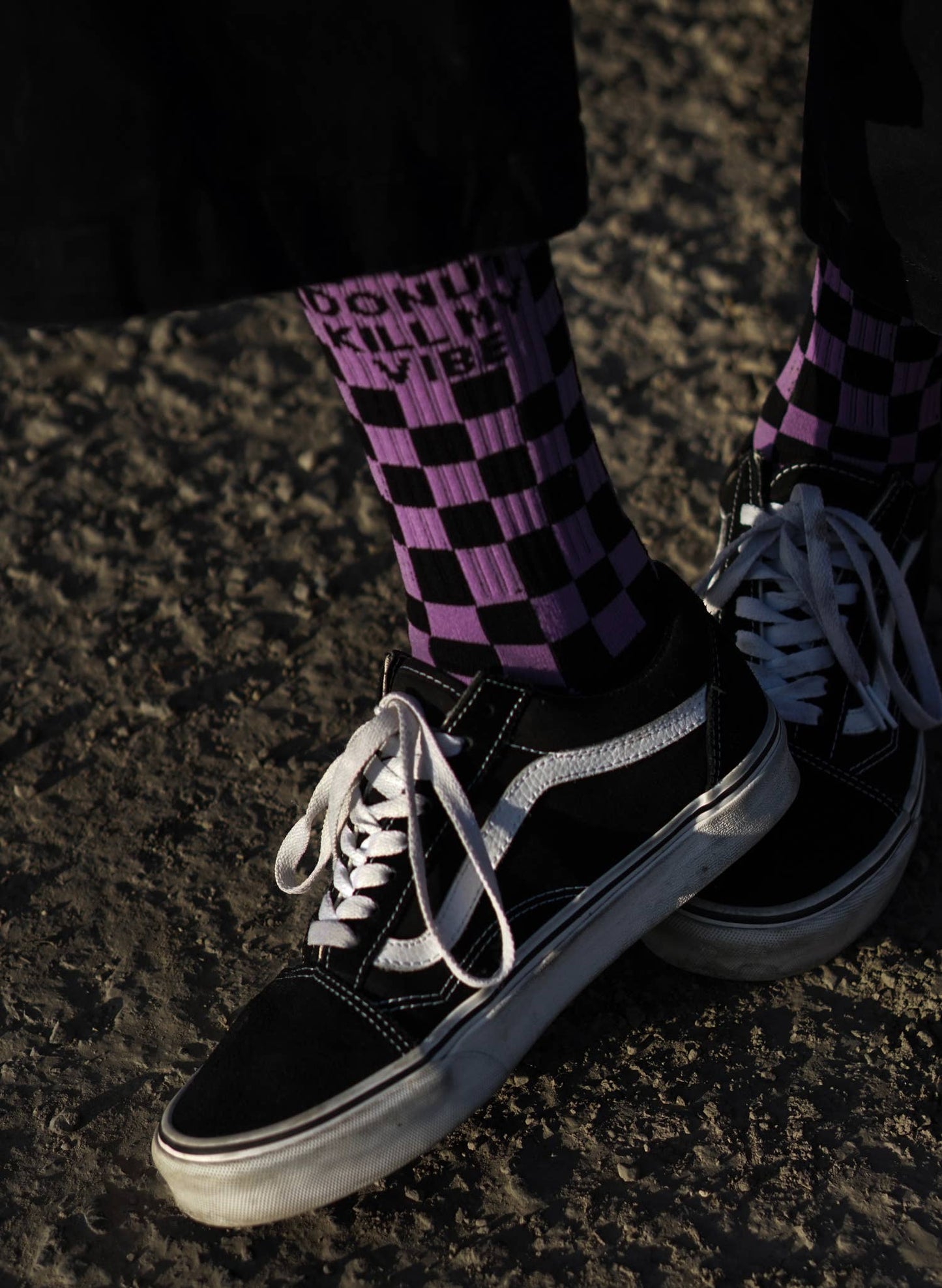 Donut Kill My Vibe Comfy Crew Socks