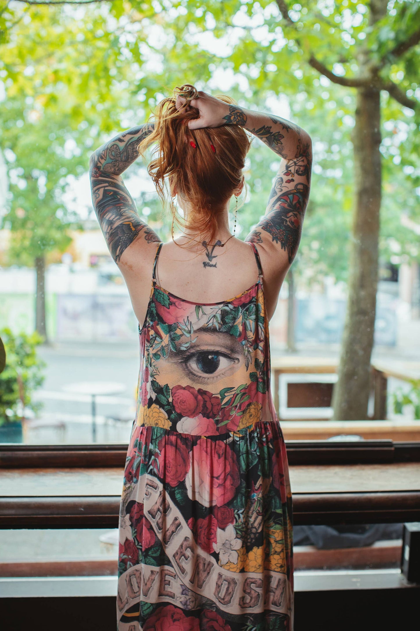 Friendship Love & Truth Bohéme Bamboo Slip Dress: L/XL (fits approx. size 12-16)