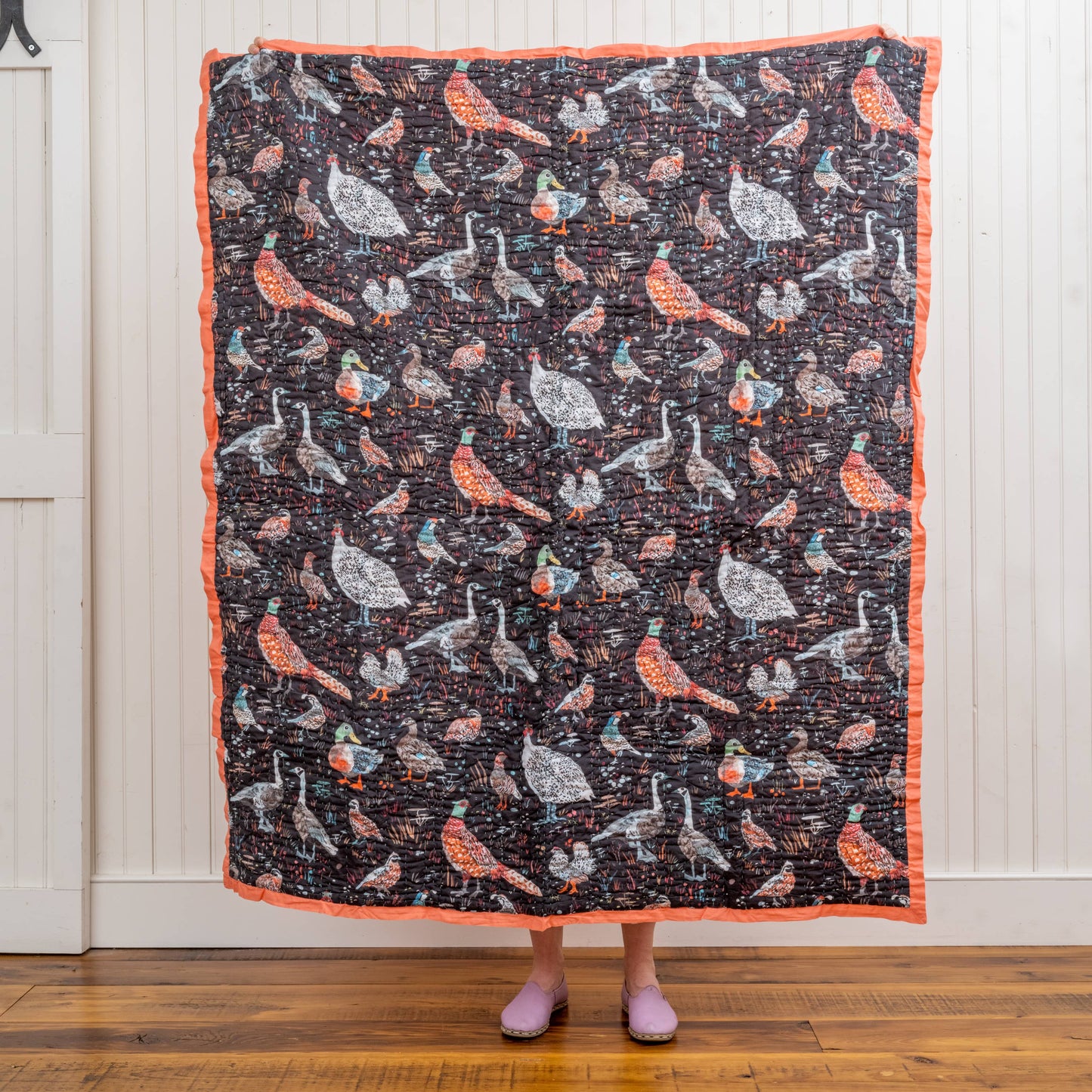 Quilted Throw- Bird Season