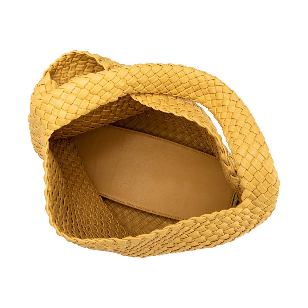 Johanna Yellow Recycled Vegan Shoulder Bag