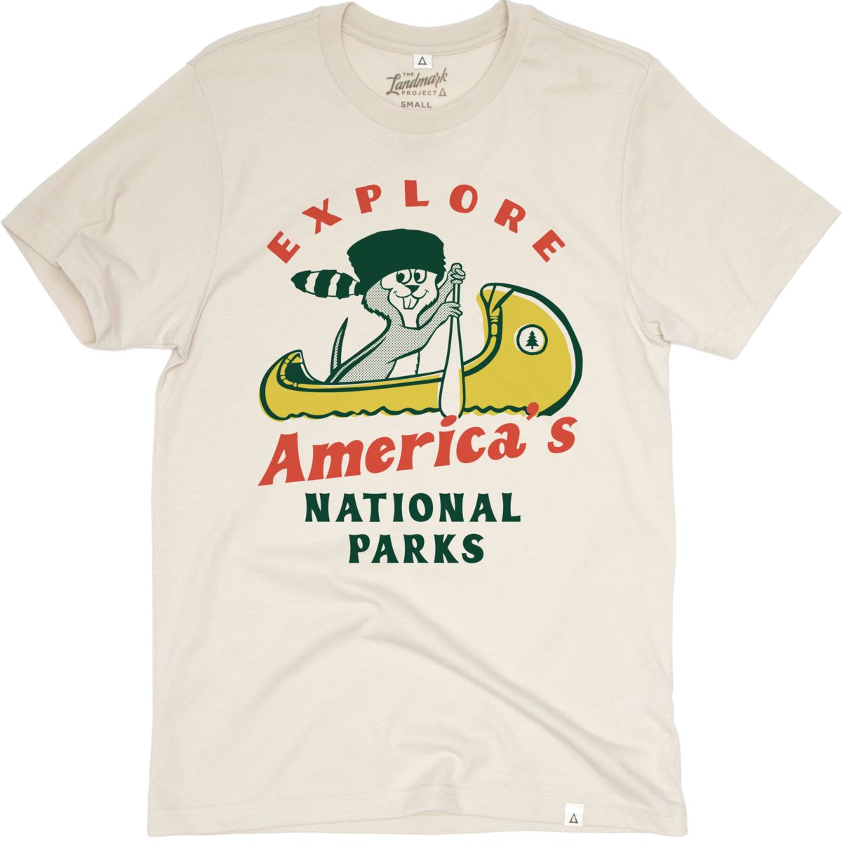 Paddle the Parks T-shirt: XS / Dune