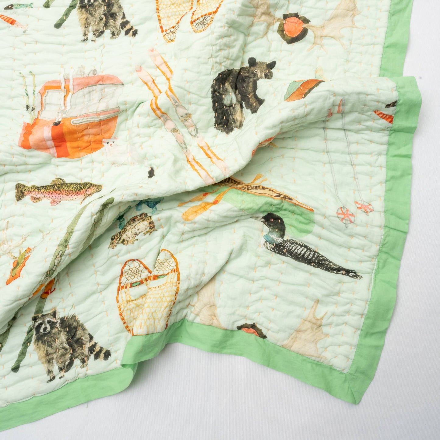 Quilted Throw- Upstate Camp