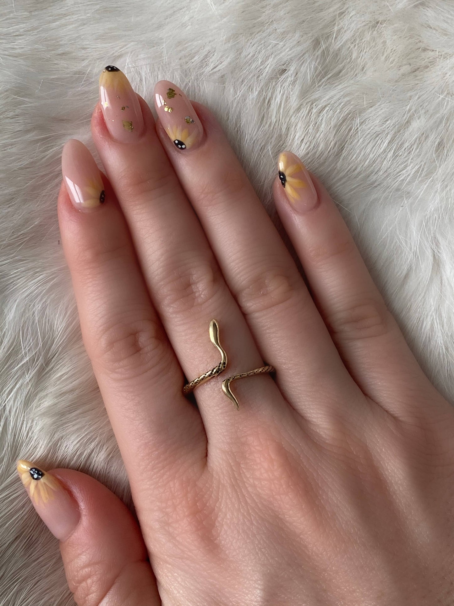 Brass Serpent Ring: 9