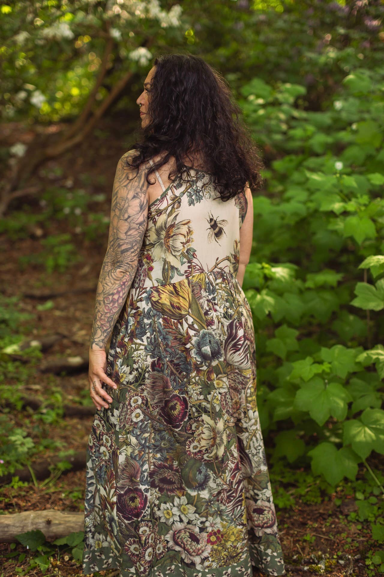 Love Grows Wild Bohéme Slip Dress With Bees: L/XL (fits approx. size 12-16)