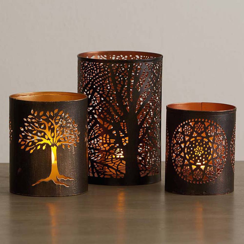 Little Tree Iron Lantern