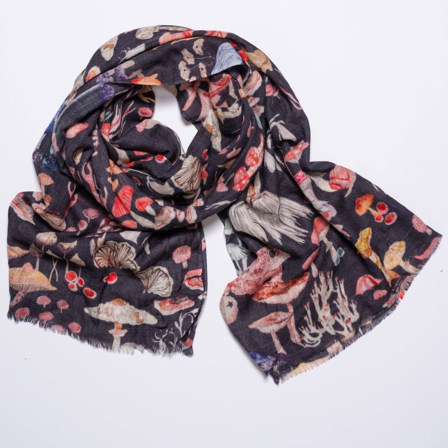 Wool Scarf- Mushroom Magic