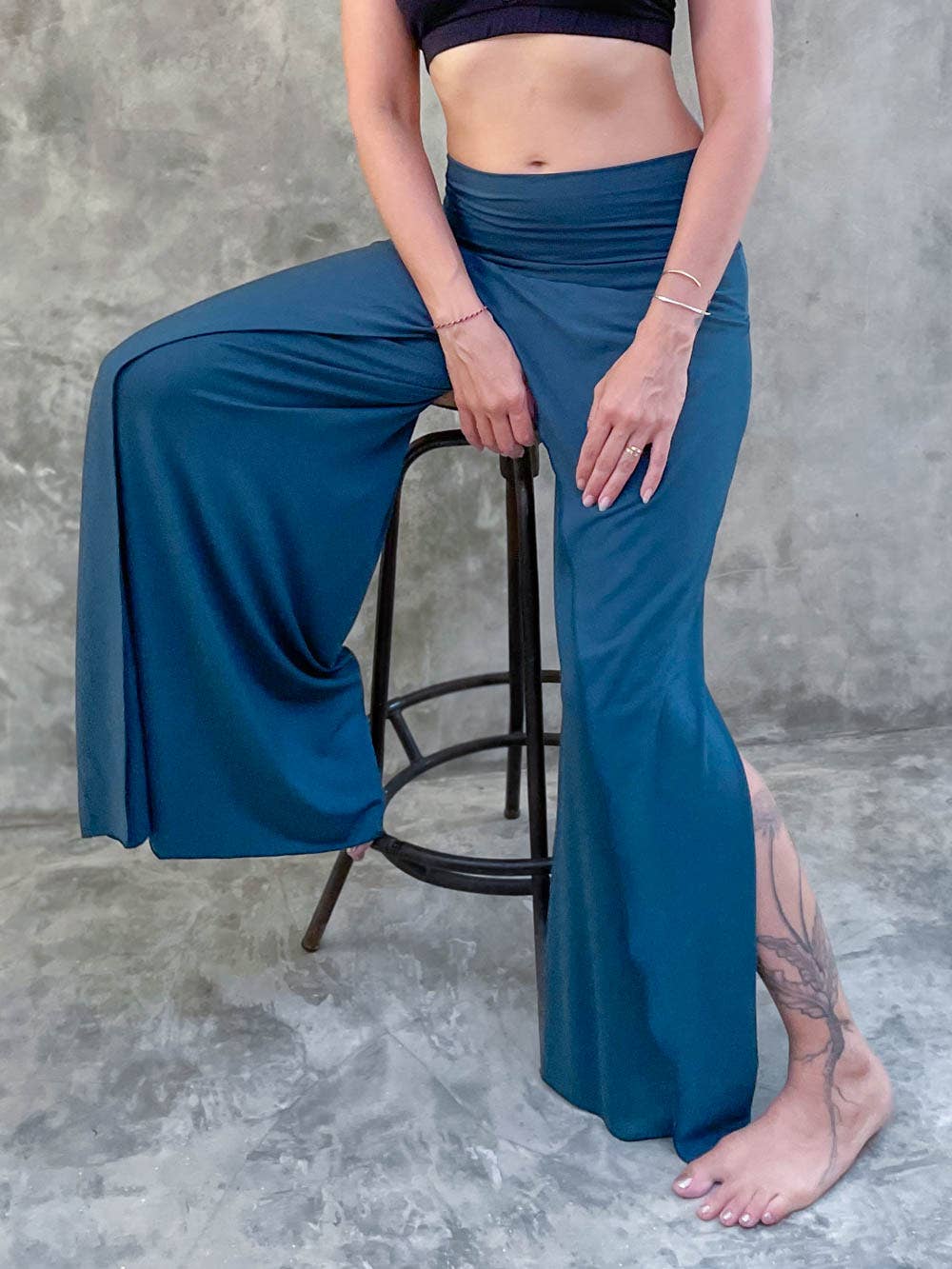 Geneva Pants: S / Teal
