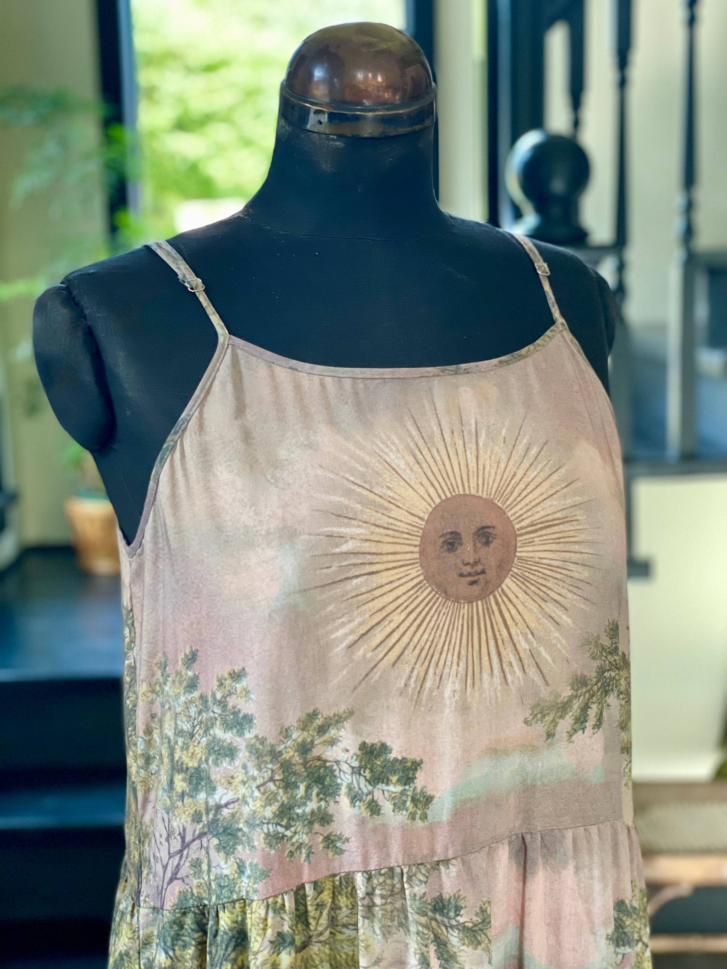 Friendship Love & Truth Vintage Wash Bohéme Slip Dress: S/M (fits approx. size 6-10)