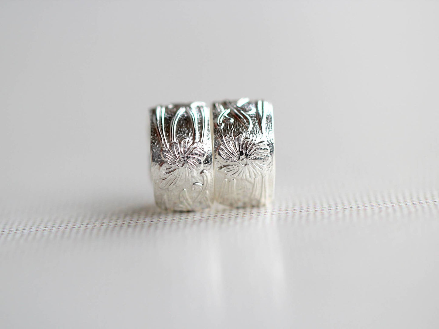 Poppy Hoops: Sterling Silver