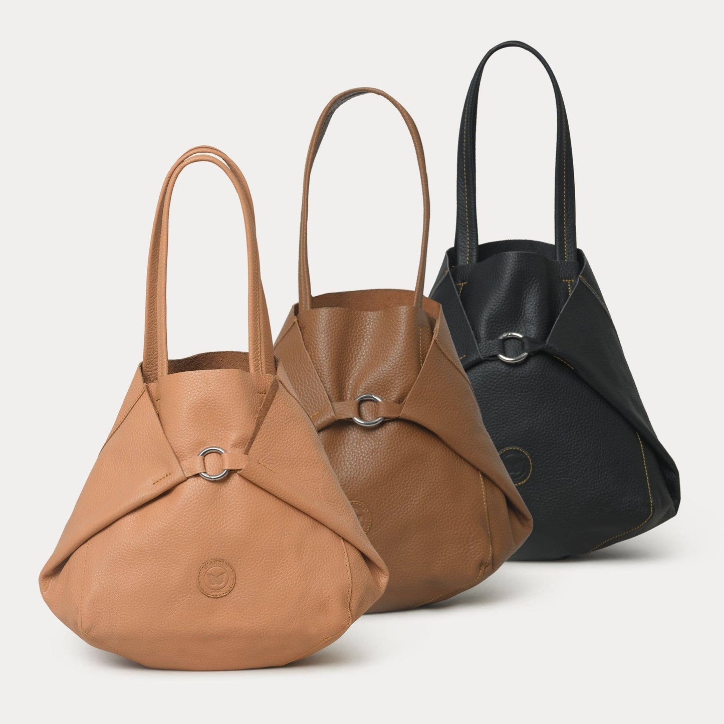Modena Tan Leather Handbag