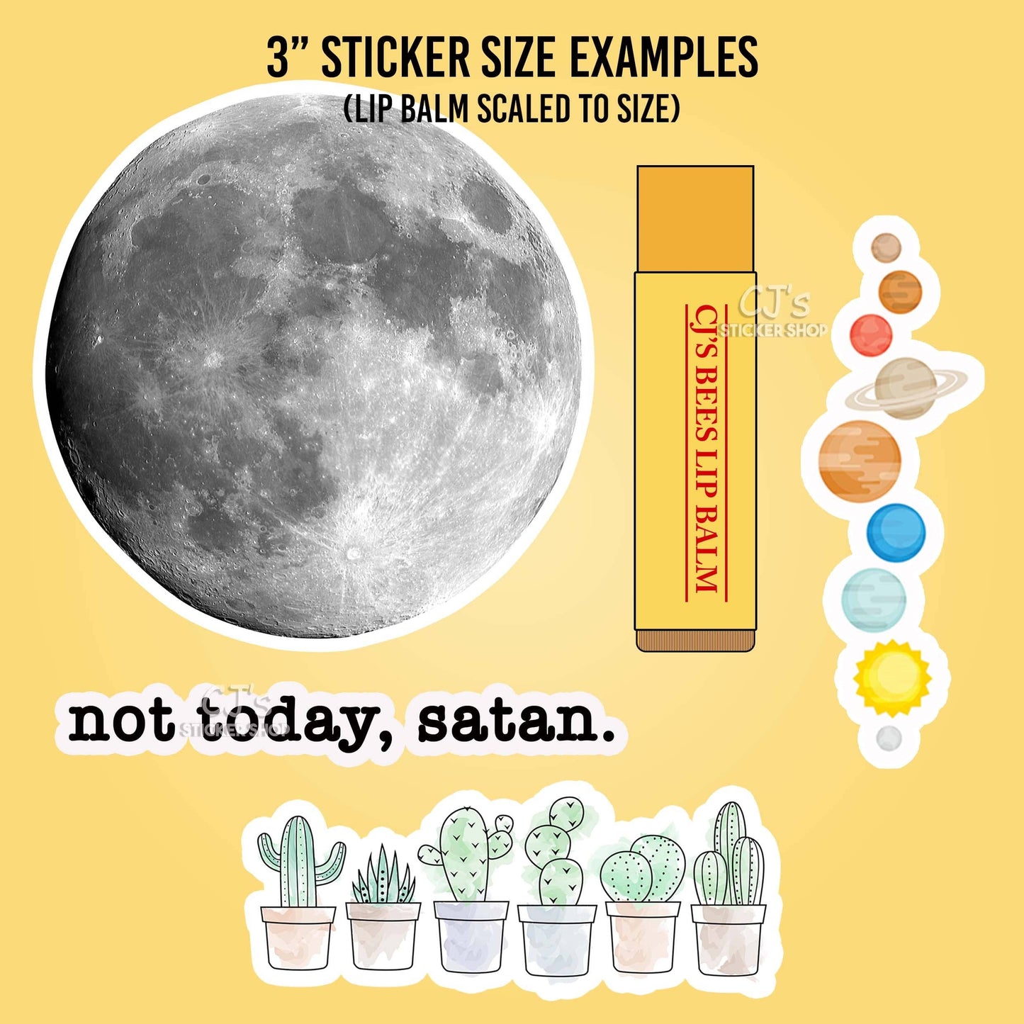 You Can Never Have Too Many Plants Sticker Vinyl Decal: 3"