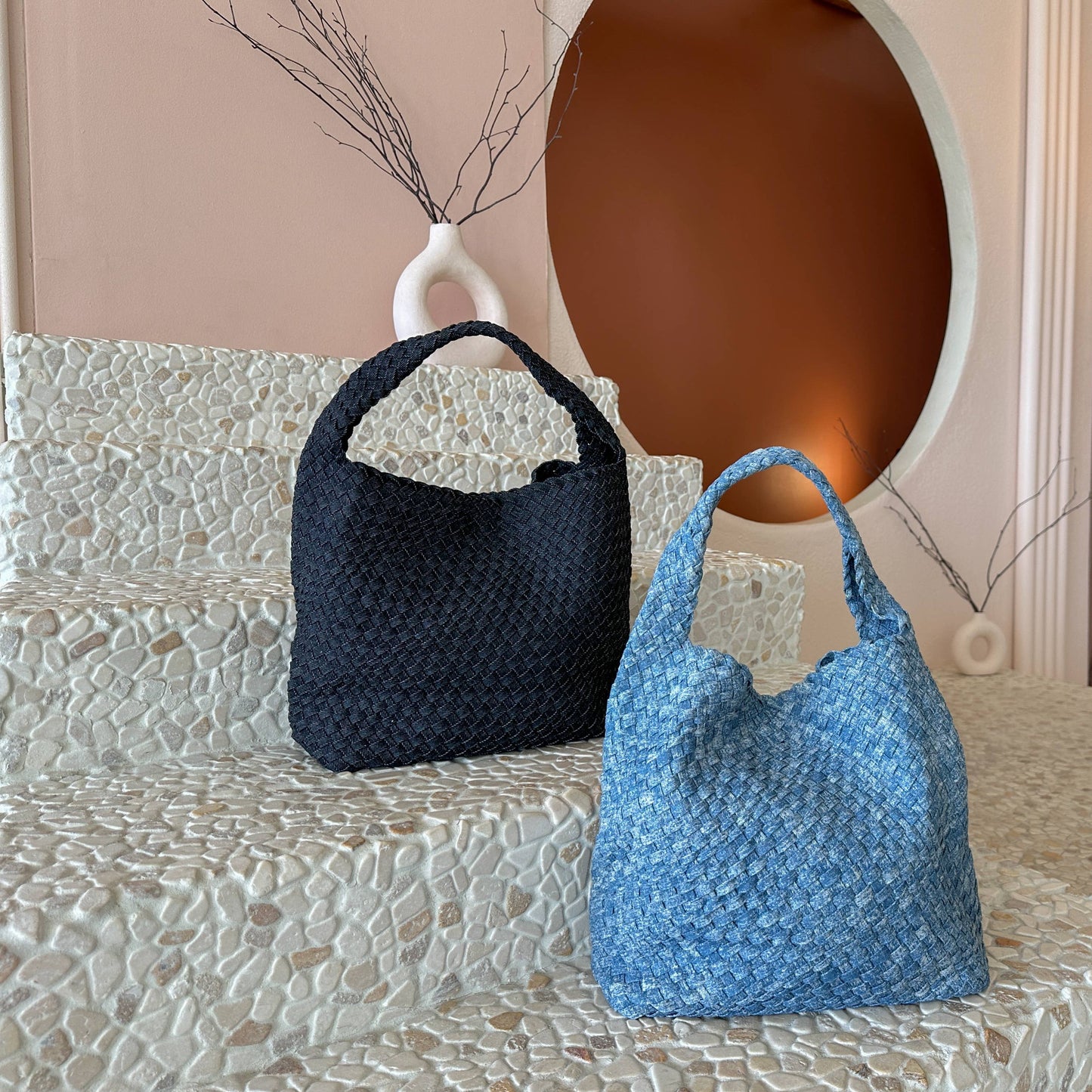 Johanna Yellow Recycled Vegan Shoulder Bag