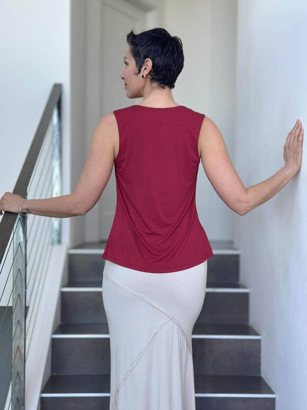 Carrie Top: L / Teal
