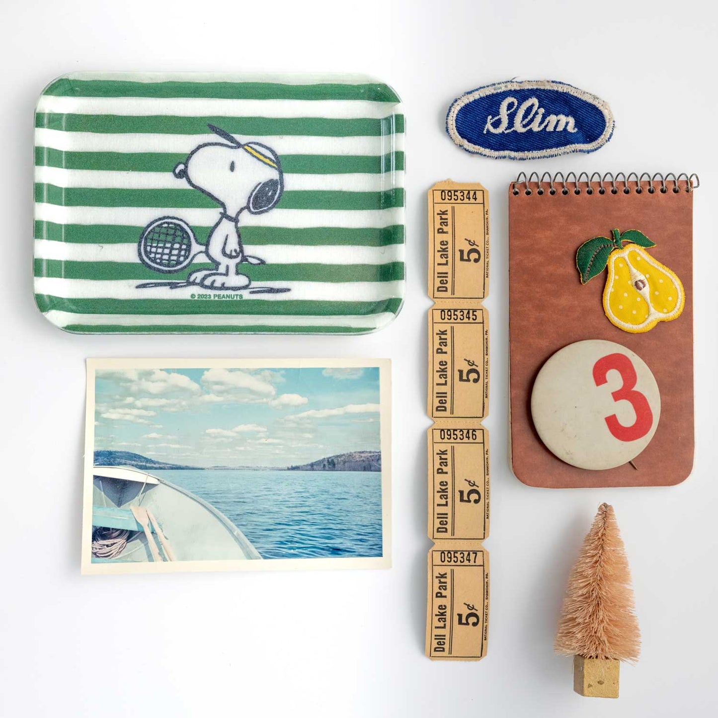 3P4 x Peanuts® - Snoopy Tennis Vintage-Style Tray