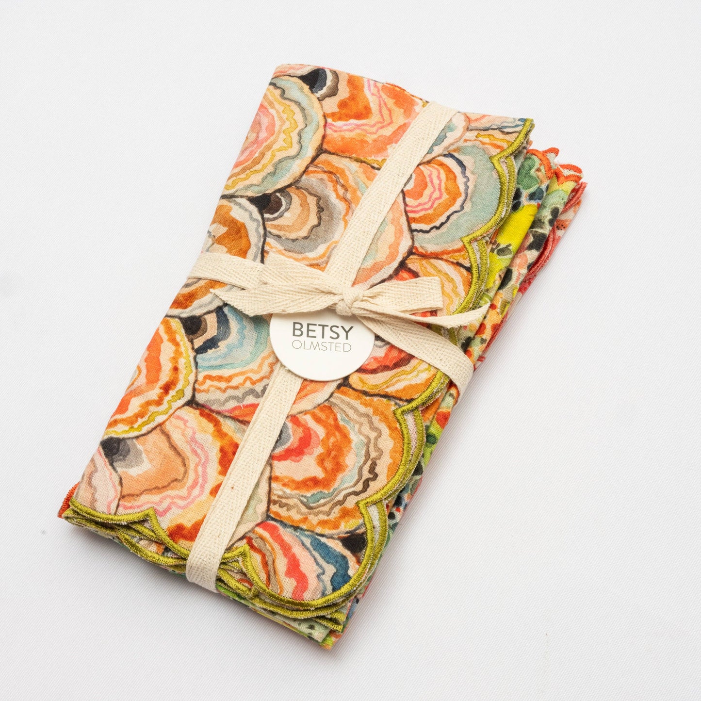 Scallop Napkin Set of 6- Woods to Sea