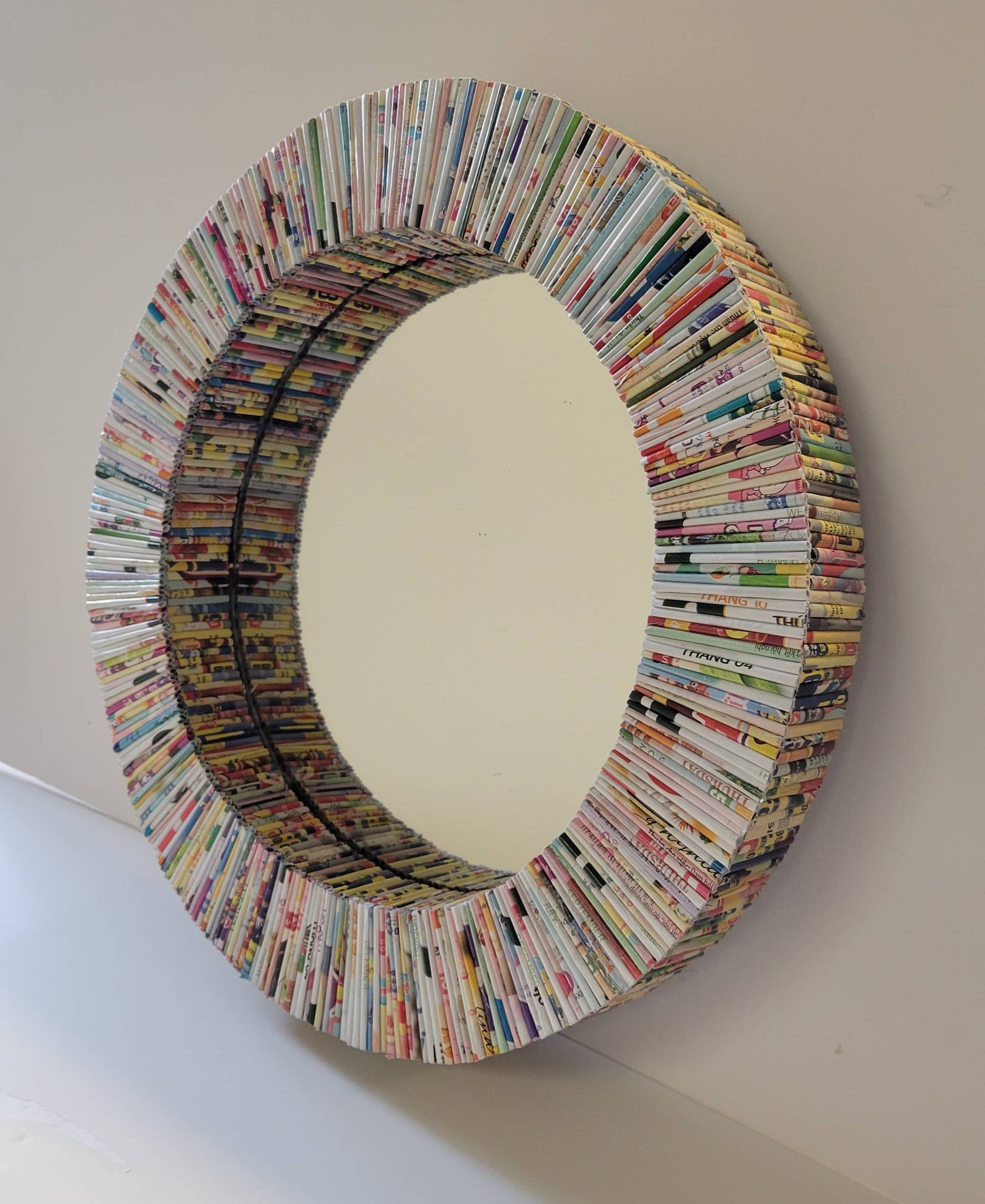 Mirror - Recycled Paper: Oval