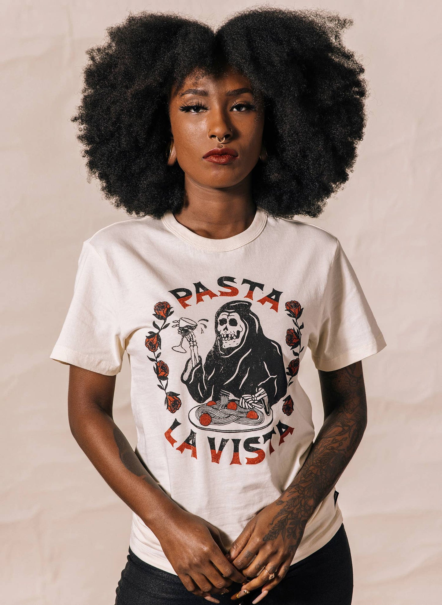 Pasta La Vista Tee: Large
