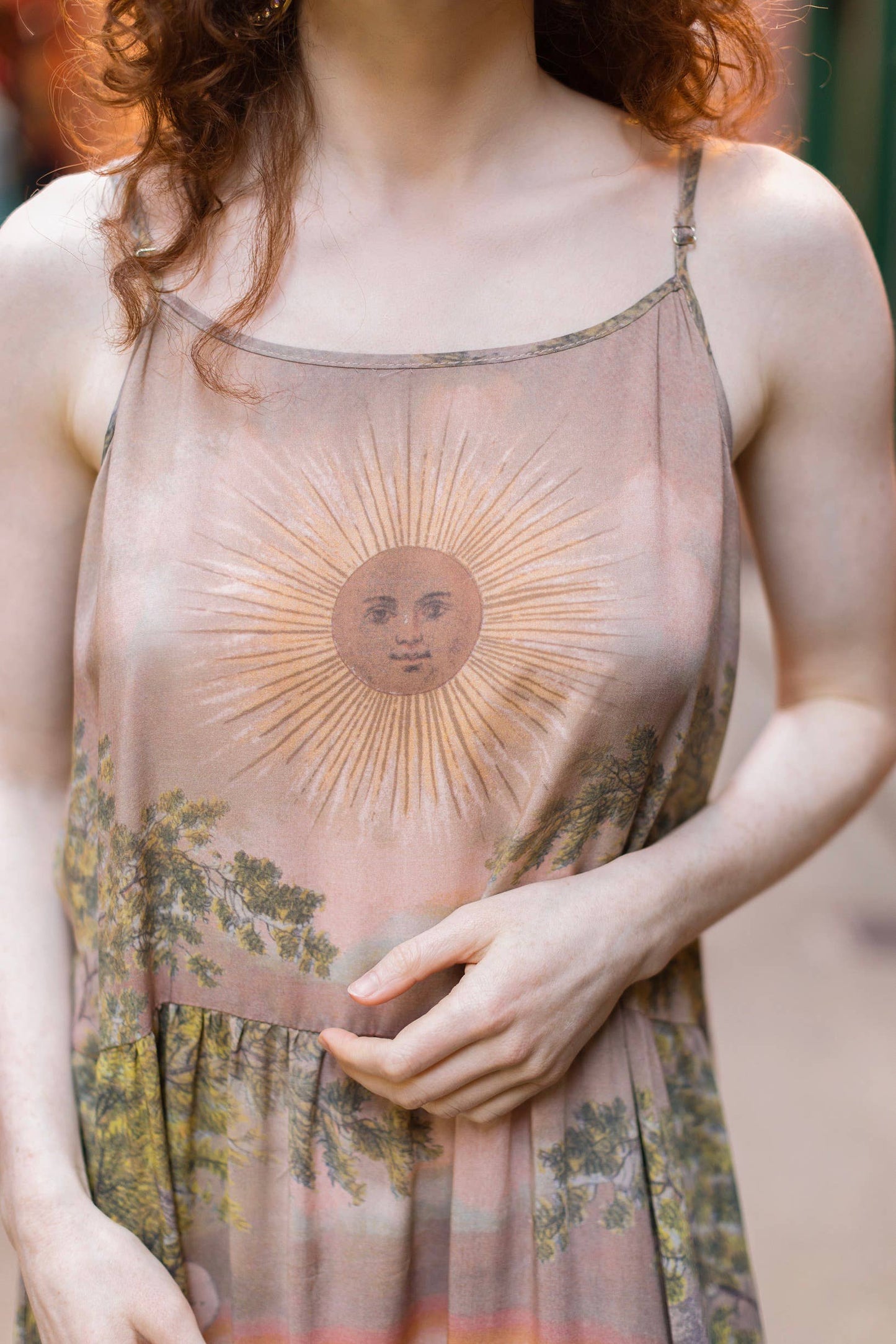Friendship Love & Truth Vintage Wash Bohéme Slip Dress: S/M (fits approx. size 6-10)