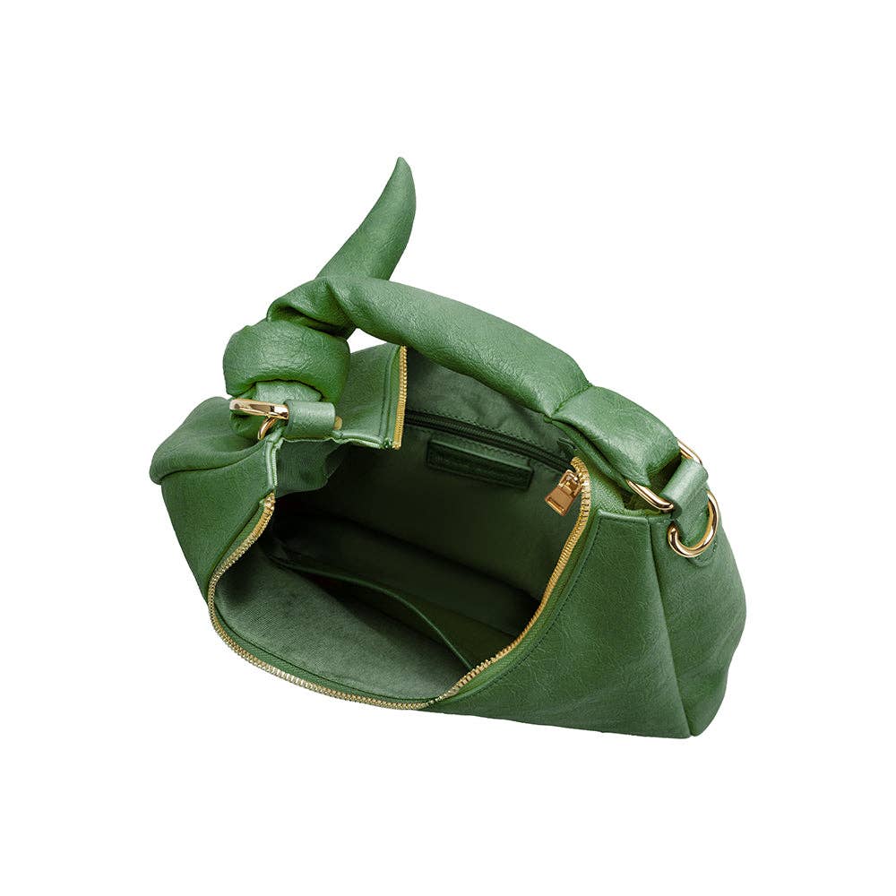 Lilie Green Recycled Vegan Shoulder Bag Pre-Order 9/30
