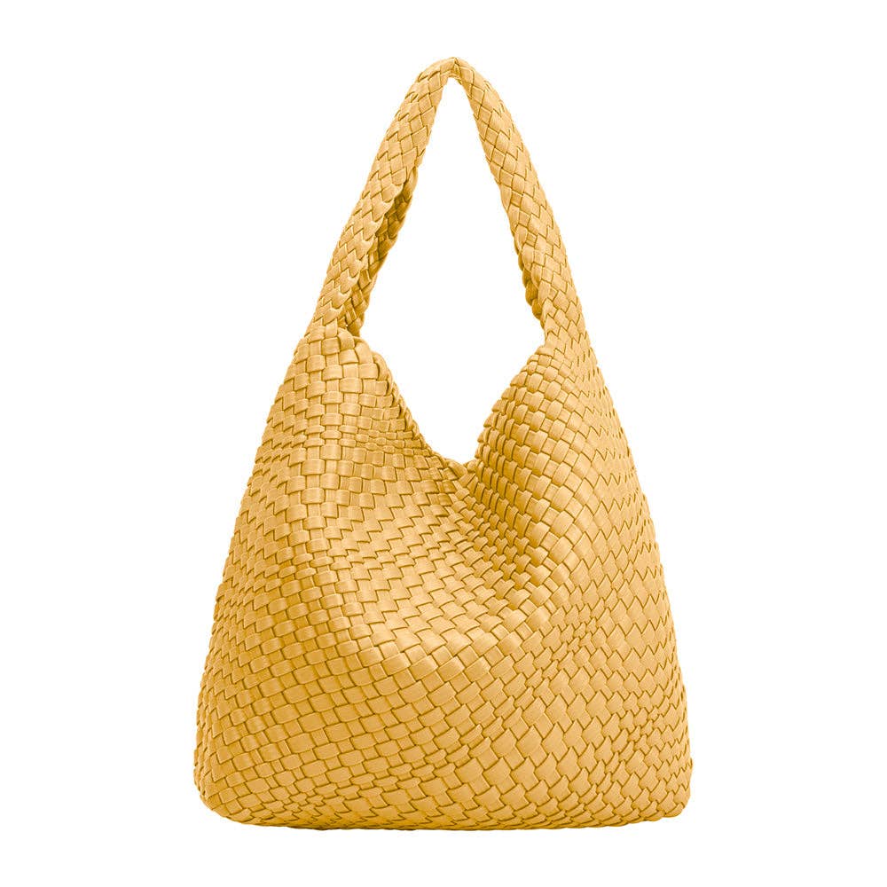 Johanna Yellow Recycled Vegan Shoulder Bag