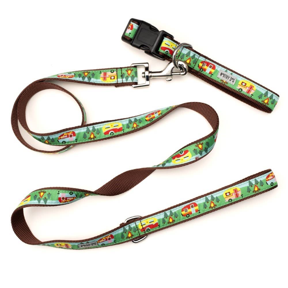 Happy Camper Collar: Multicolored / X Large