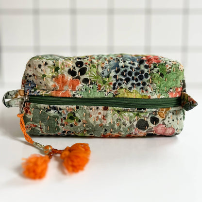 Quilted Dopp- Lichen Bark