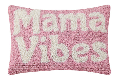 Mama Vibes Hook Pillow