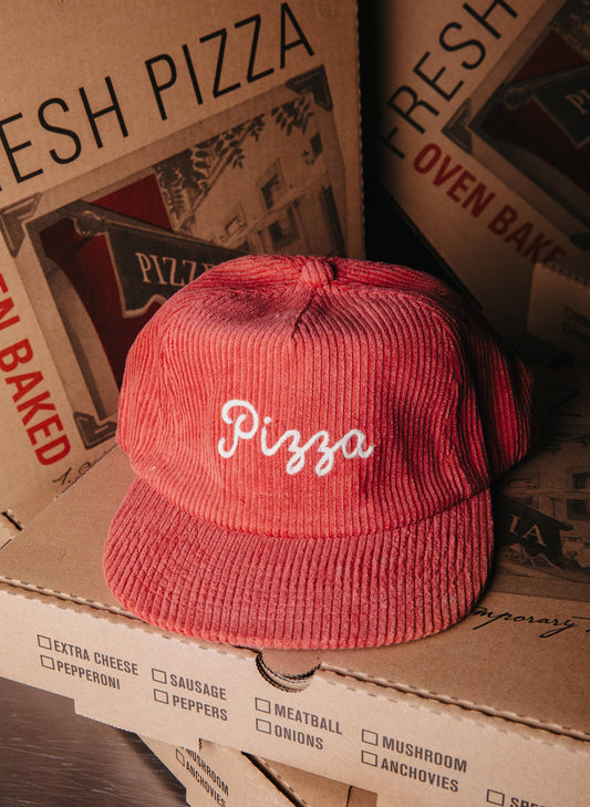 Pizza Chainstitch Hat, Corduroy Hat