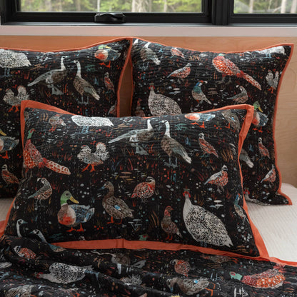 Quilted Throw- Bird Season